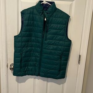 NWT Vineyard Vines Lightweight Men's Puffer Vest, Charleston Green, Size L